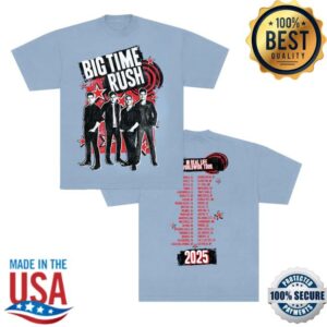 Big Time Rush Merch Store Btr In Real Life Worldwide 2025 Tour Tee