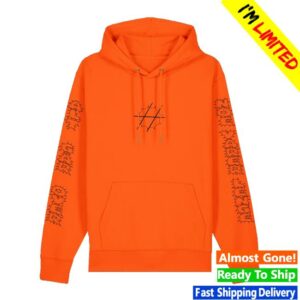 Honningbarna Merch Store Oransje Soft Spot Hettegenser