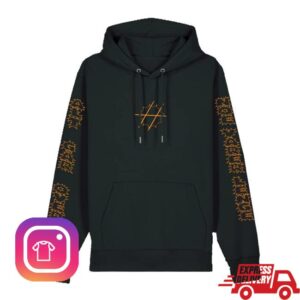 Honningbarna Merch Store Sort Soft Spot Hettegenser