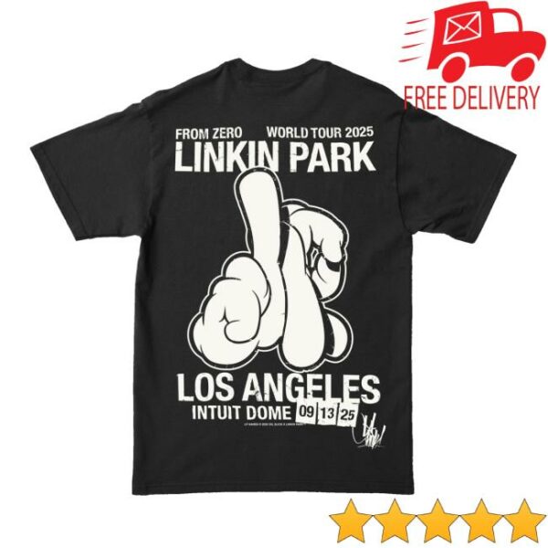 Linkin Park Merch Store Shop Og Slick La Black Tee