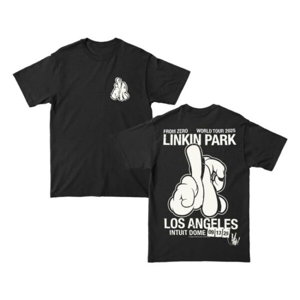 Linkin Park Merch Store Shop Og Slick La Black Tee