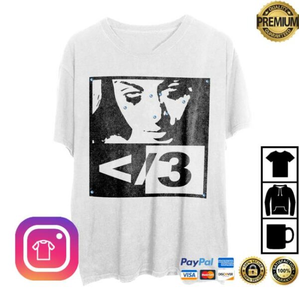 Destroy Lonely Official Store Merch ＜3³ Piercing Girl T-Shirt