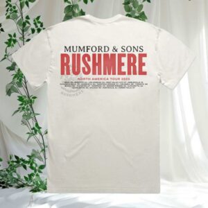 Mumford And Sons Store Merch Bone Stamp Print North America Tour T-Shirt