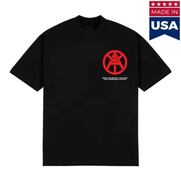 Babylon Store Merch Babylon X Bounty Hunter Justice Tee