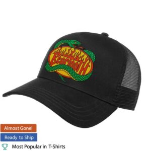 Beartooth Band Store Merch Flaming Snake Trucker Hat