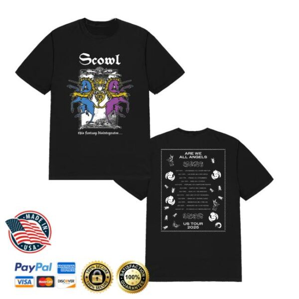 Scowl Store Awaa 2025 Us Tour Tee