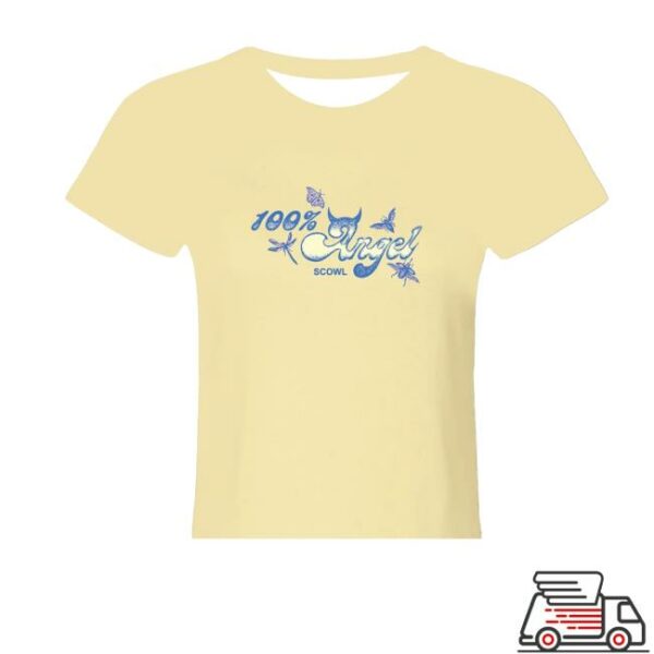 Scowl Store Merch 100% Angel Shirt