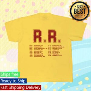 Renee Rapp Store Merch Yellow Tour Tee