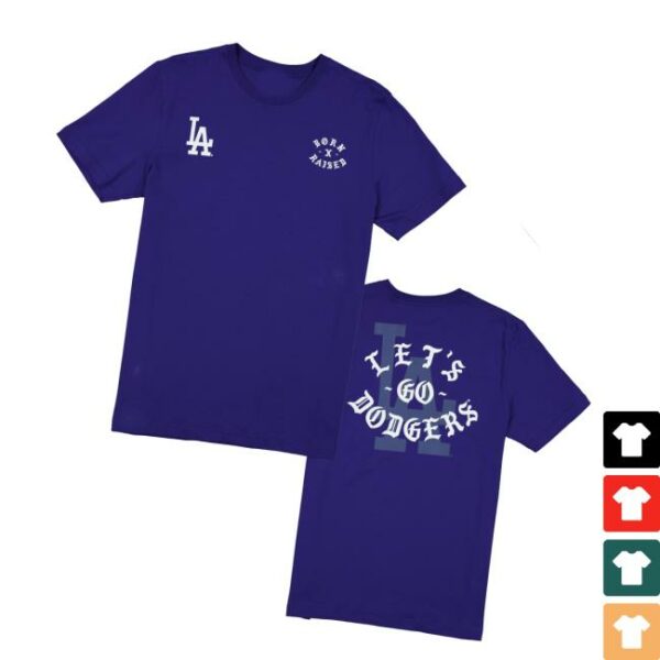 Born X Raised Merch Store Born X Raised Dodgers Lgd Rocker Tee