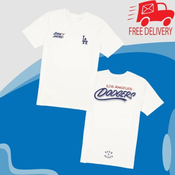Born X Raised Merch Store Born X Raised Dodgers Signpainter Tee