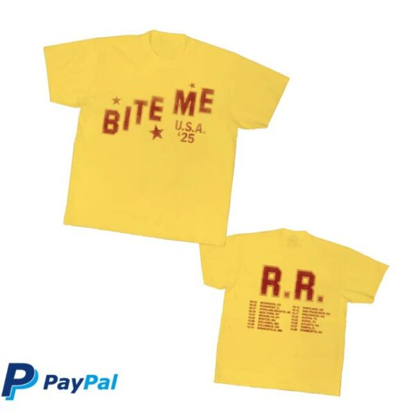Renee Rapp Shop Merch Yellow Tour Tee