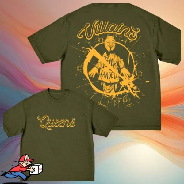 Qotsa Store Merch The Evil Has Landed Military Green T-Shirt