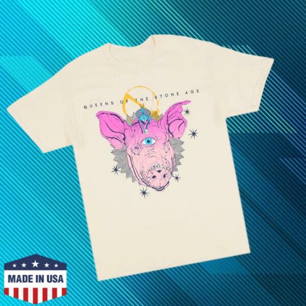 Qotsa Store Merch Domesticated Animals Natural T-Shirt