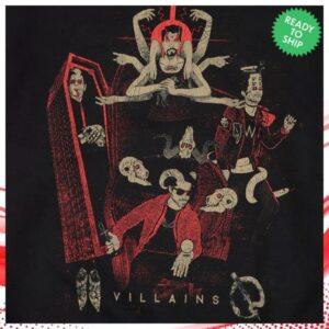 Qotsa Store Merch Villains Black Crewneck