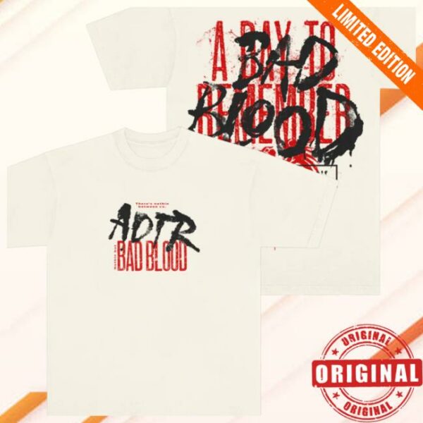 Adtr Store Merch Bad Blood Tee