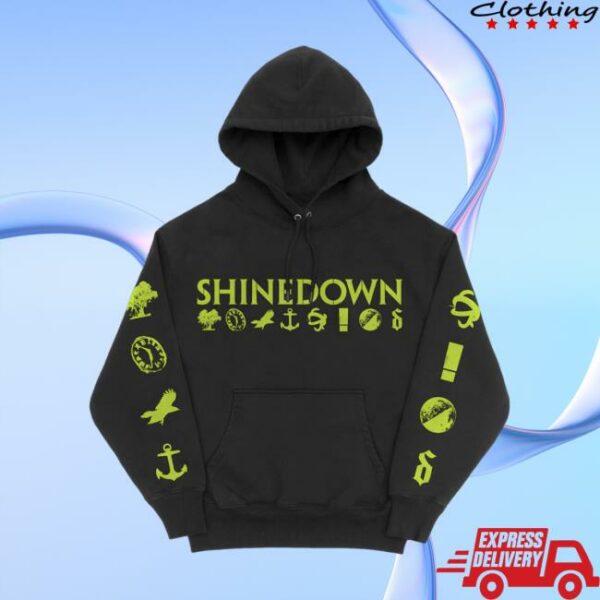 Shinedown Store Merch Sd Logos Hoodie