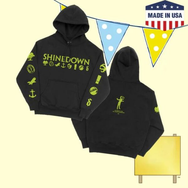 Shinedown Store Merch Sd Logos Hoodie
