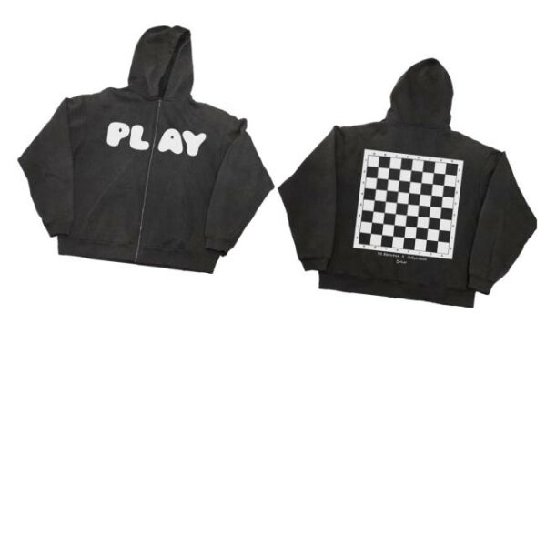 Ed Sheeran Merch Store Play X Kidsuper Black Zip-Up