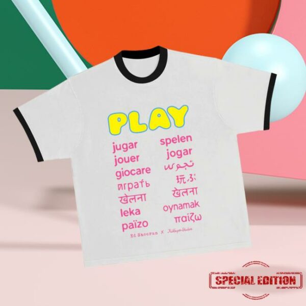 Ed Sheeran Store Merch Play X Kidsuper Ringer T-Shirt