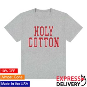 Denim Tears Merch Store Holy Cotton Tee Grey