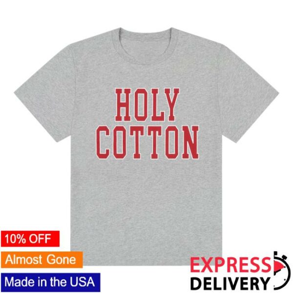 Denim Tears Merch Store Holy Cotton Tee Grey