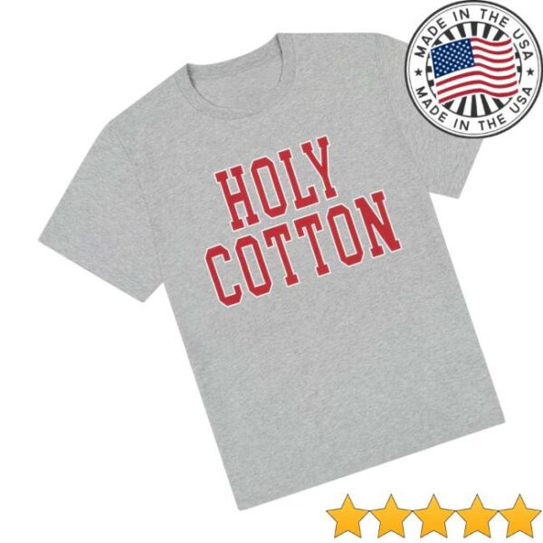 Denim Tears Merch Store Holy Cotton Tee Grey