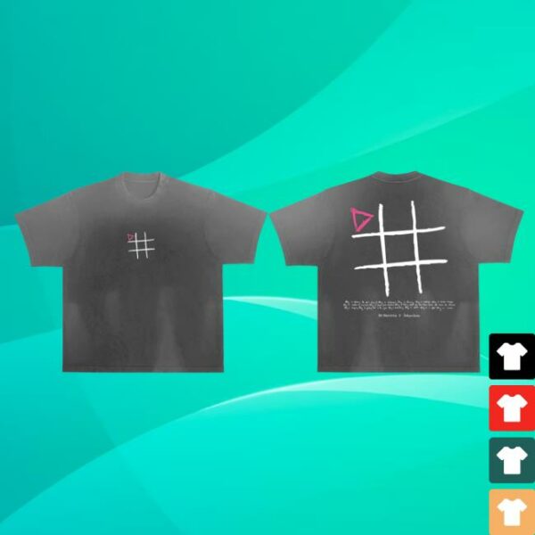 Ed Sheeran Store Merch Play X Kidsuper Tic Tac Toe T-Shirt