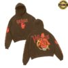 kenny Qotsa Merch Store The Evil Has Landed Brown Hoodiea