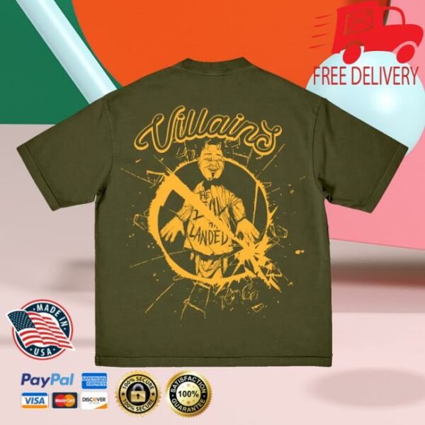 Qotsa Merch Store The Evil Has Landed Military Green T-Shirt
