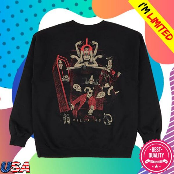 Qotsa Merch Store Villains Black Crewneck