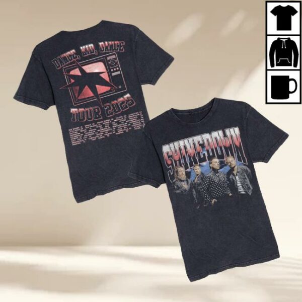 Shinedown Merch Store Dance Kid Dance Tour Photo T-Shirt