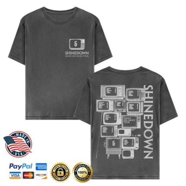 Shinedown Merch Store Dance Kid Dance Tour Tv T-Shirt