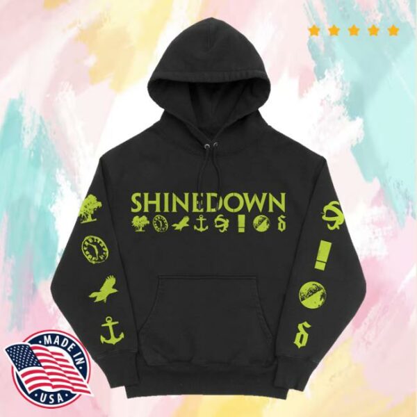 Shinedown Merch Store Sd Logos Hoodie