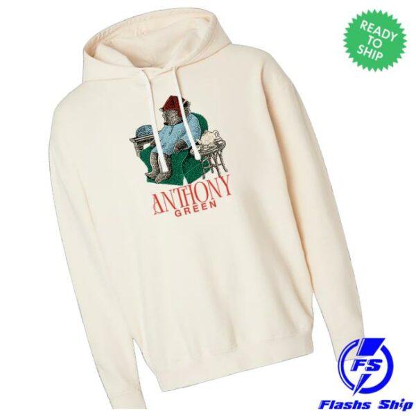 Anthony Green Merch Store Anthony Green Sleepy Time Hoodie White