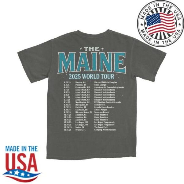 81 Twenty Three Store Merch 2025 World Tour Tee