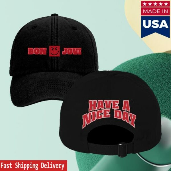 Bon Jovi Merch Store Have A Nice Day Hat