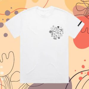 Perrie Official Merch Store Doodles White T-Shirt