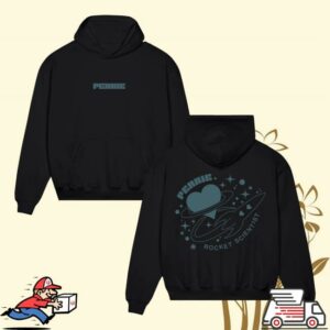 Perrie Official Merch Store Rocket Scientist Black Hoodie