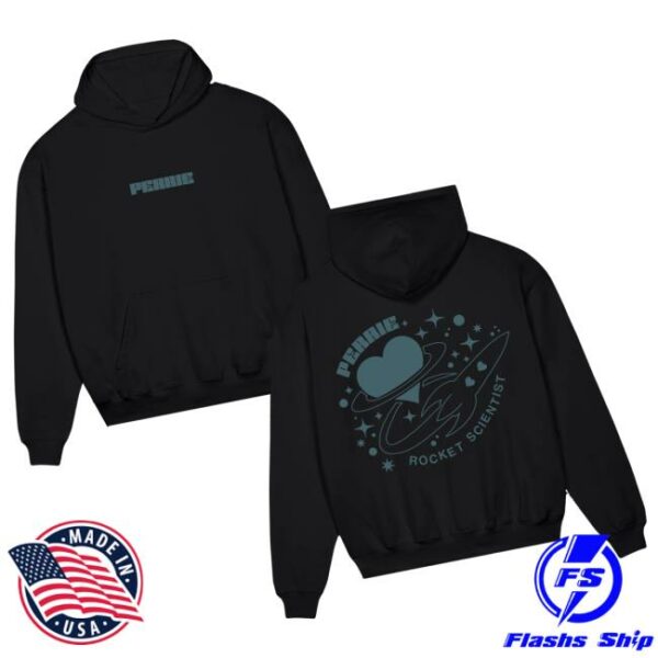 Perrie Official Merch Store Rocket Scientist Black Hoodie