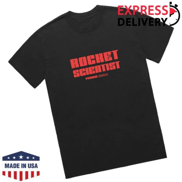 Perrie Official Merch Store Rocket Scientist Black T-Shirt