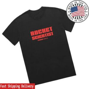 Perrie Official Store Merch Rocket Scientist Black T-Shirt
