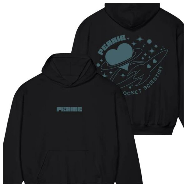Perrie Official Store Merch Rocket Scientist Black Hoodie