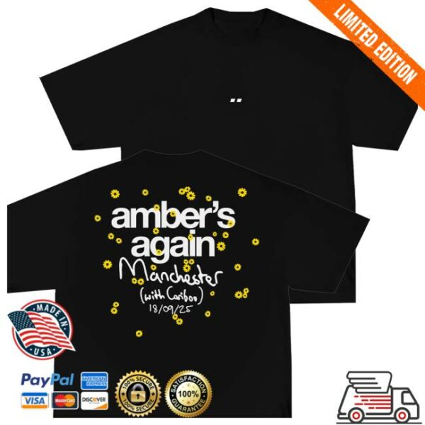 Fred Again Store Merch Amber’s Again.. Tees