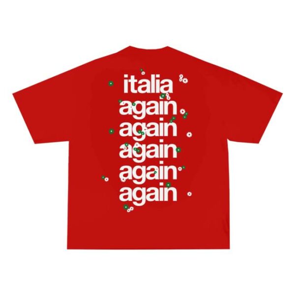 Fred Again Store Merch Italia Again Red Tee