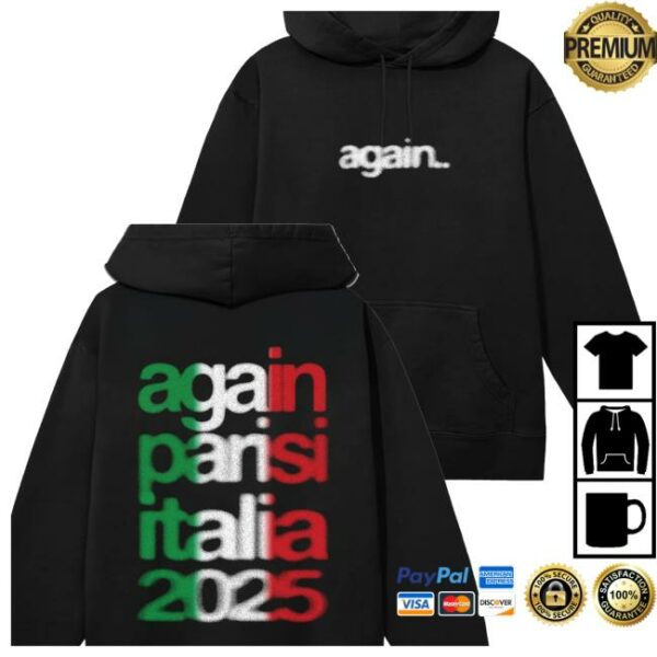 Fred Again Store Merch Again Parisi Italia Hoodie