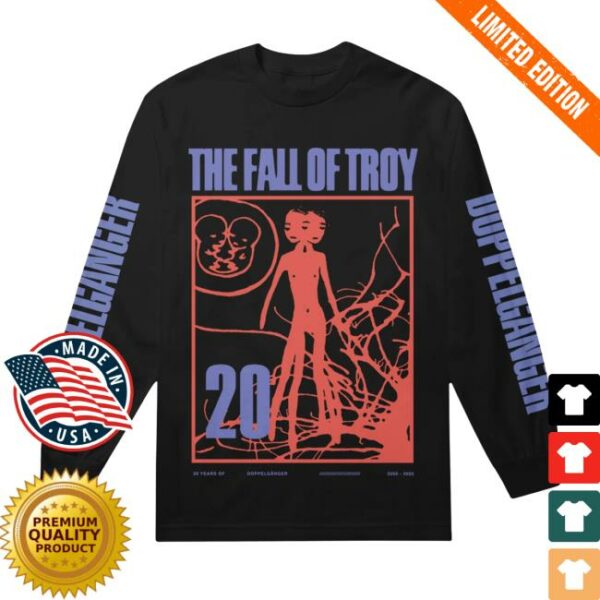 Merchnow Store Merch The Fall Of Troy Doppelganger 20 Black Long Sleeve