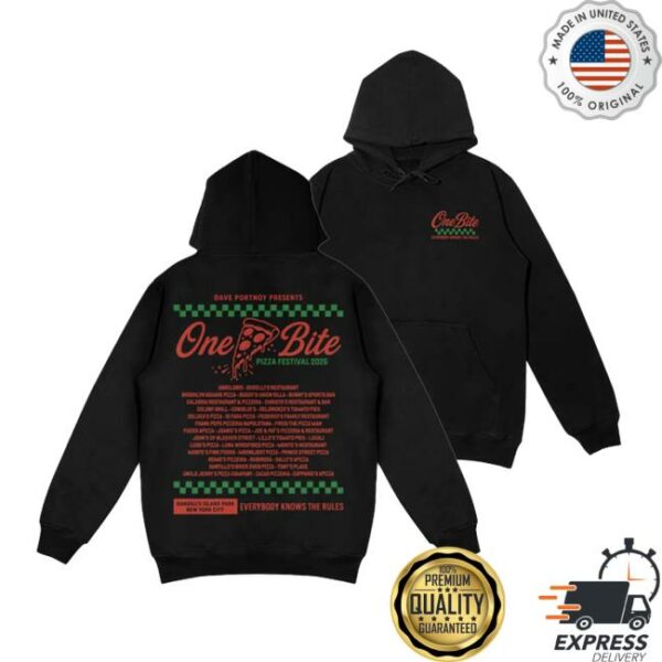 Barstool Sports Store Merch One Bite Pizza Fest 2025 ’47 Hoodie