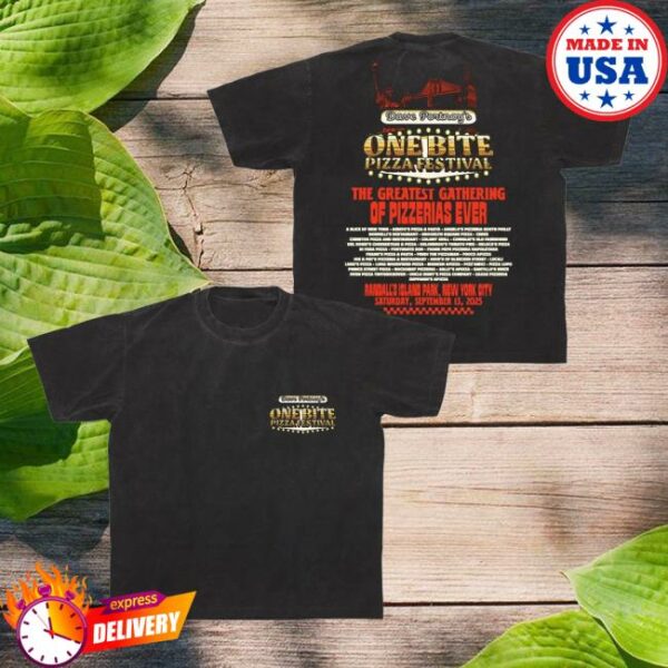 Barstool Sports Store Merch One Bite Pizza Fest 2025 Icons ’47 Tee