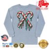 kenny cardin mccoy store merch kids candy cane drop front long sleeve tee