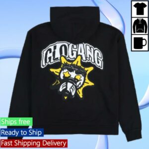 Shopglogang Store Merch Glo Gang Logo Zip Up Black Hoodie Shopglogang Store Merch Glo Gang Logo Zip Up Black Hoodie